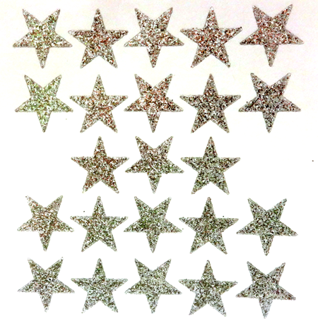 Star Stickers - Silver