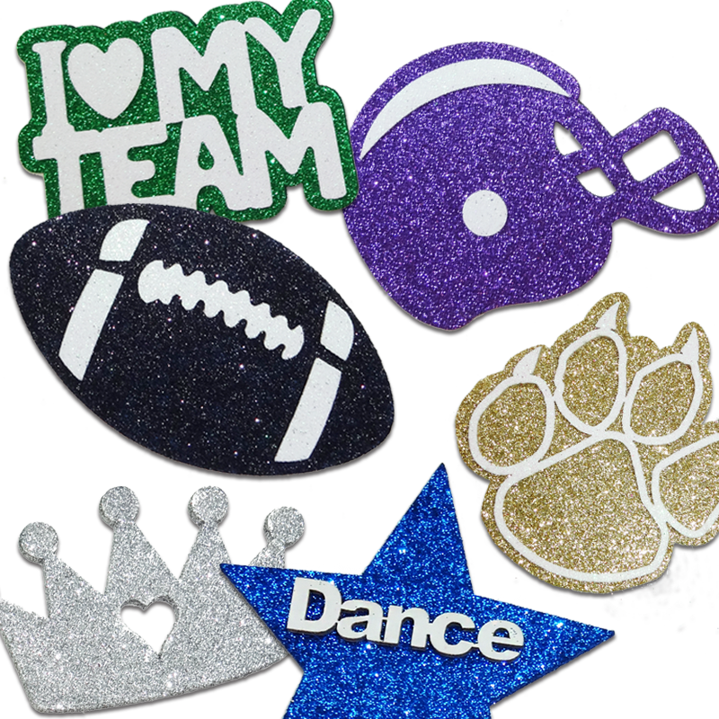 glitter foam accessories