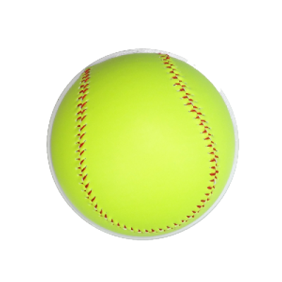 domed softball trinket