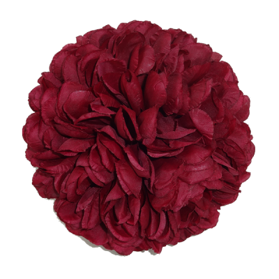 burgundy 8.5 inch old style mum