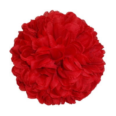 red 8.5 inch old style mum