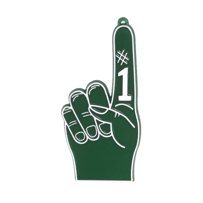 hunter and white number one finger trinket