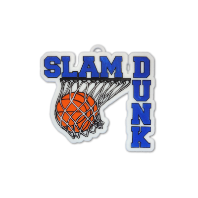 slam dunk basketball royal and white trinket.