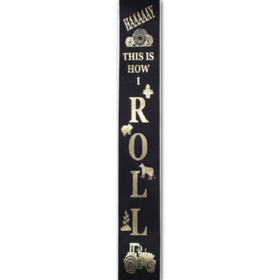 hay this is how i roll imprint ribbon