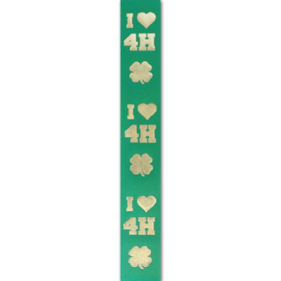 I love 4H imprint ribbon
