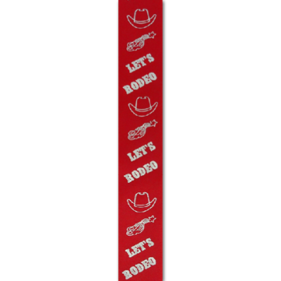 lets rodeo imprint ribbon