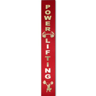 powerlifting imprint ribbon