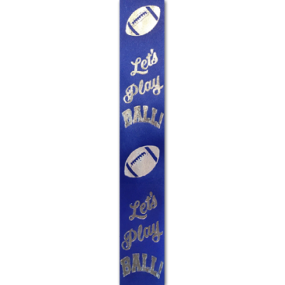 lets play football imprint ribbon