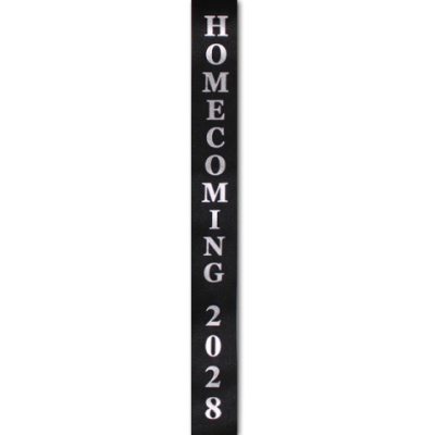 homecoming with year imprint ribbon