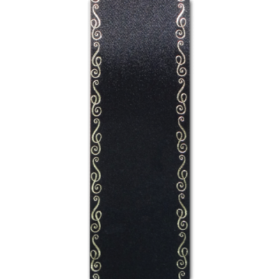 swirl border imprint ribbon