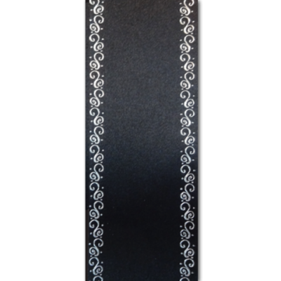 swirl dot border imprint ribbon