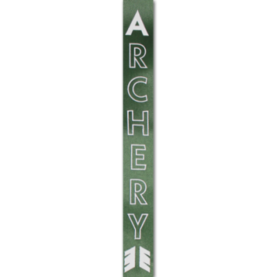 Archery imprint ribbon