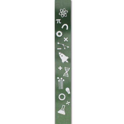 STEM confetti imprint ribbon