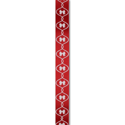 bow with border imprint ribbon