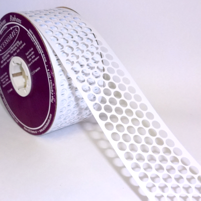 #9 white honeycomb ribbon