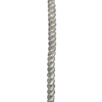 silver foil rope garland