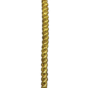 gold foil rope garland