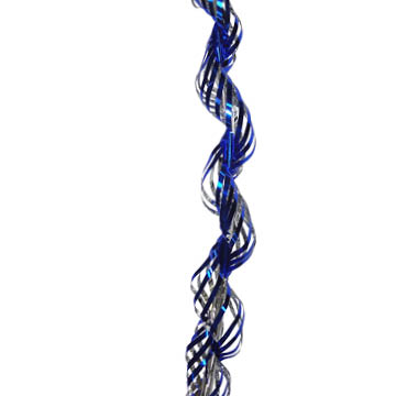 royal swirl foil garland