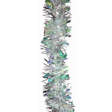 iridescent white boldz foil garland