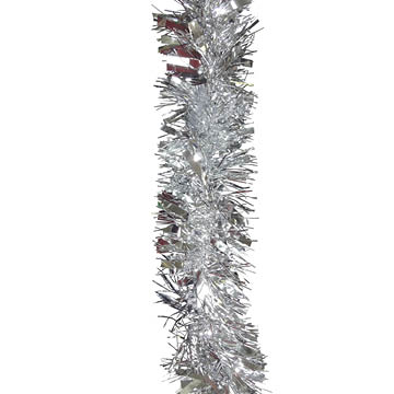 silver boldz foil garland