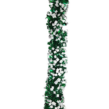 green plateau foil garland