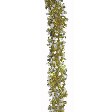 gold plateau foil garland