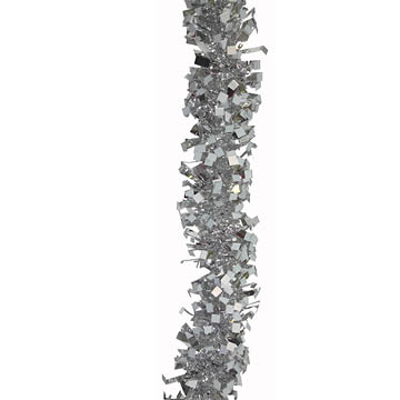 silver plateau foil garland